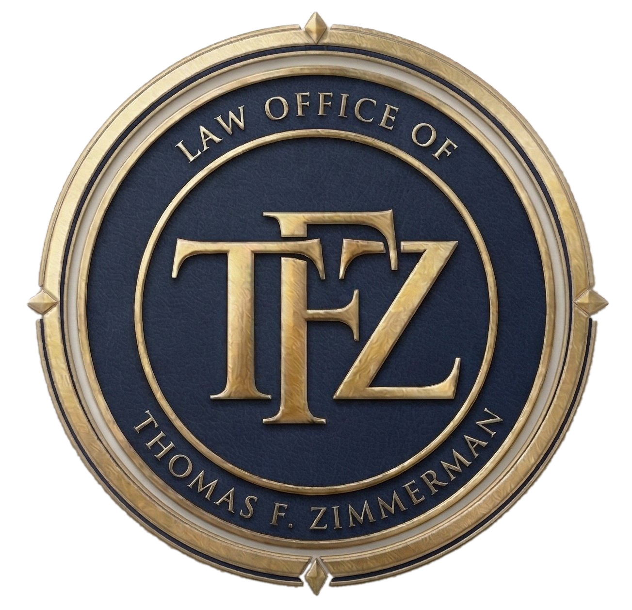 Law Office of Thomas F. Zimmerman badge